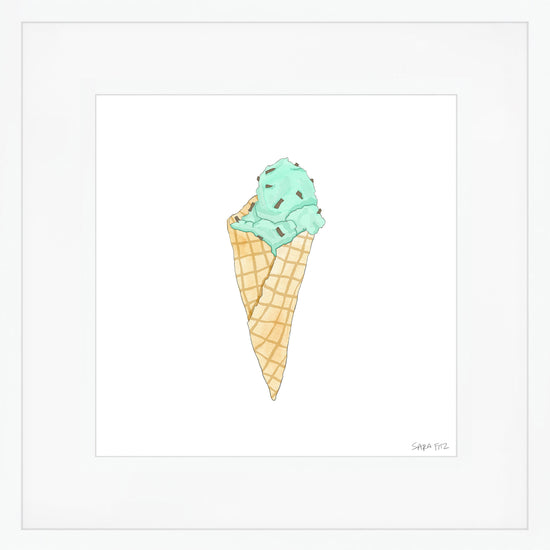 Mint Gelato Mega Art Print