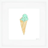 Mint Gelato Mega Art Print by Sara Fitz