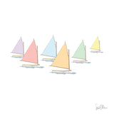 Rainbow Fleet Art Print