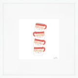 Santa Mug Art Print by Sara Fitz