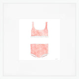 Two-Piece, Ruffled Art Print by Sara Fitz