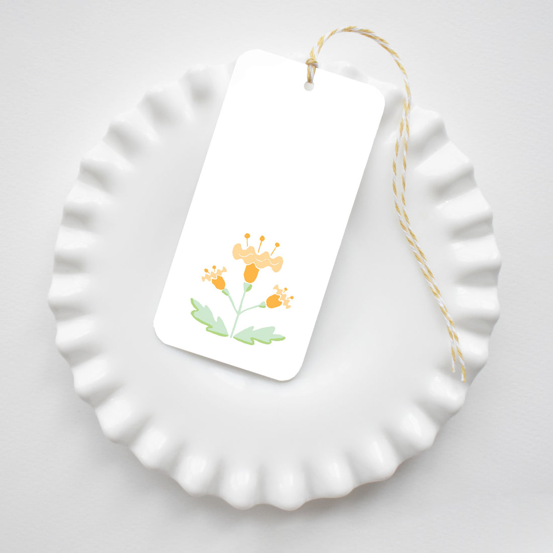 Block Print Sherbet Tags by Sara Fitz