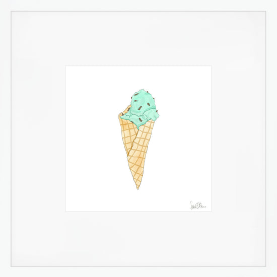 Mint Gelato Art Print