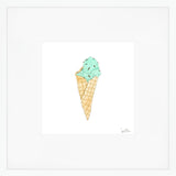 Mint Gelato Art Print