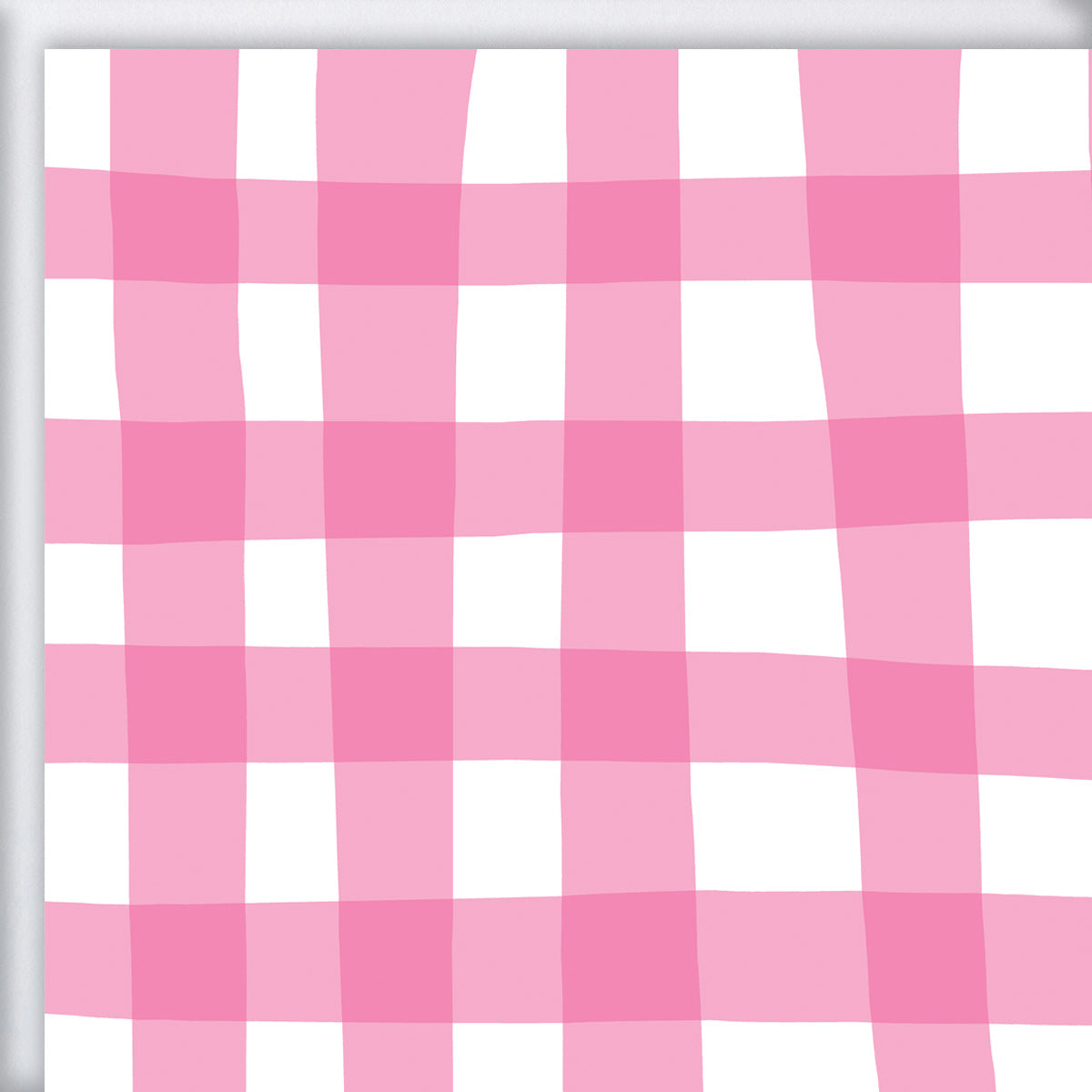 Purple Gingham Pattern Birthday Wrapping Paper