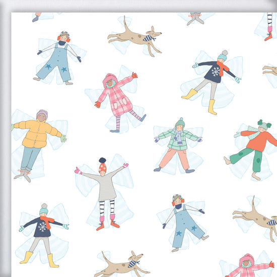 Snow Angel Gift Wrap by Sara Fitz