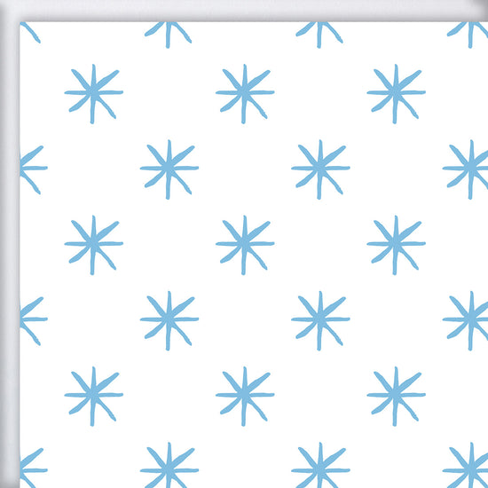 Stars Blue Gift Wrap by Sara Fitz