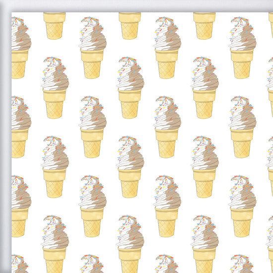 Soft Serve Gift Wrap by Sara Fitz