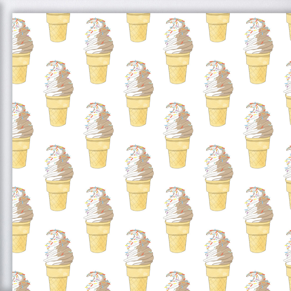 Soft Serve Gift Wrap by Sara Fitz