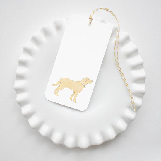 Golden Pup Tags by Sara Fitz