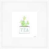 Tea Tin, Green Art Print