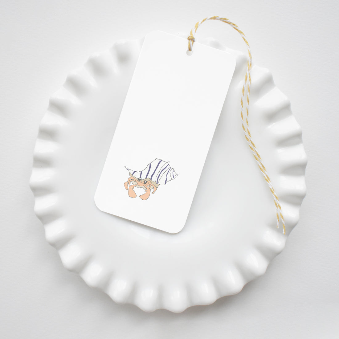 Hermit Crab Tags by Sara Fitz