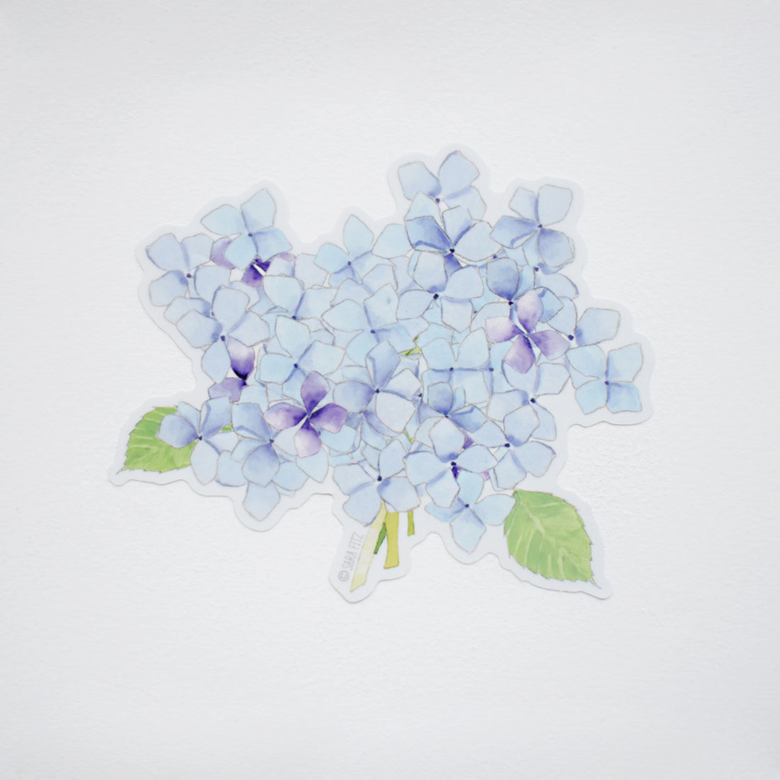 Hydrangea Sticker by Sara Fitz