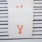 Navy Stripes Gift Wrap by Sara Fitz