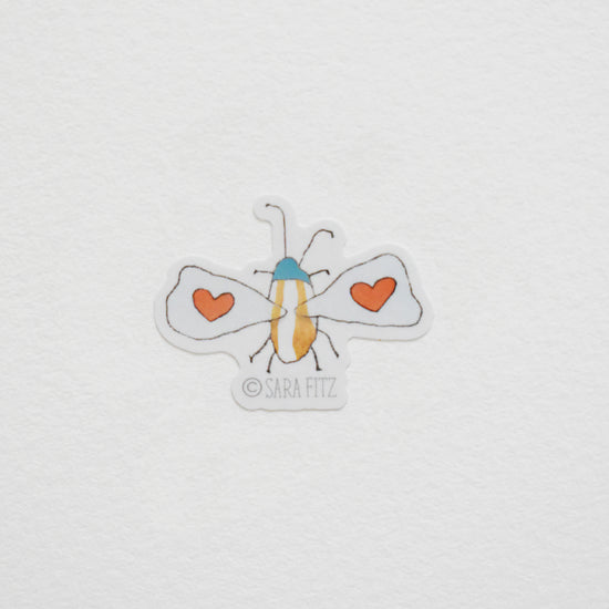 Love Bug Sticker by Sara Fitz