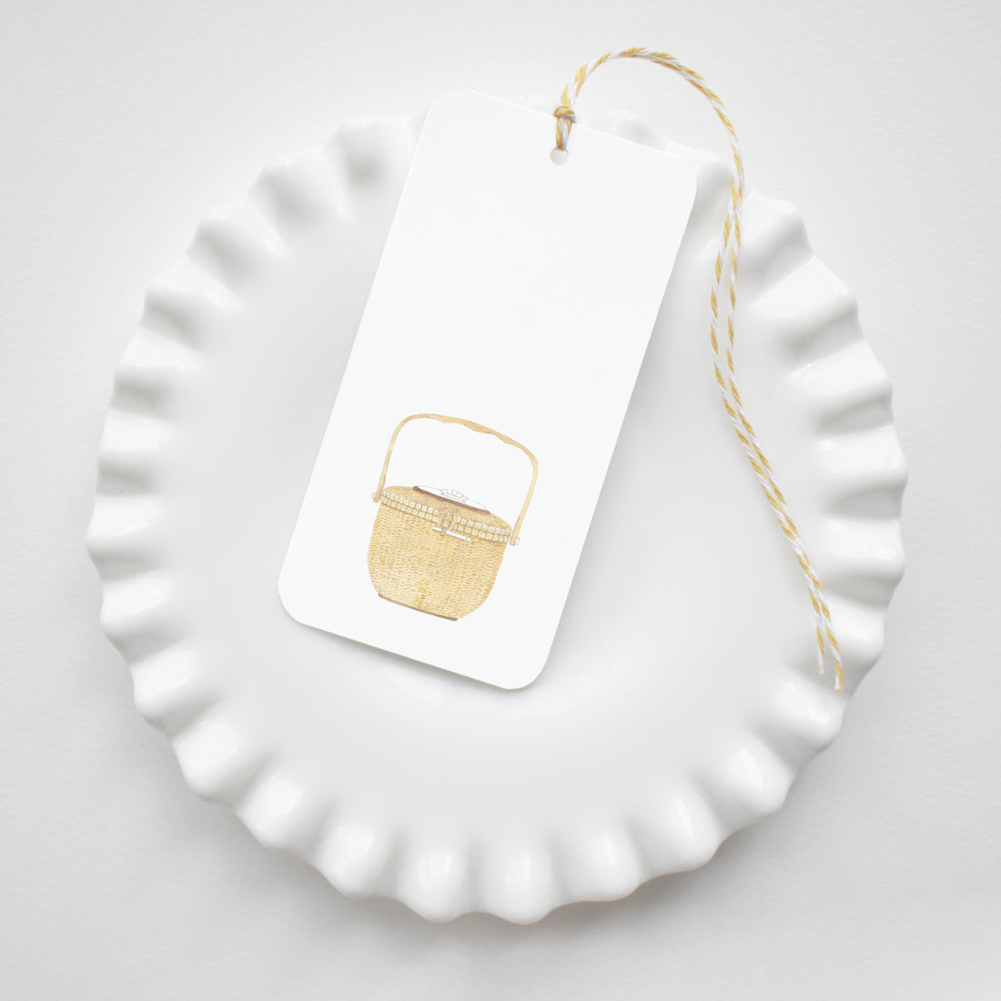 Nantucket Basket Tags by Sara Fitz