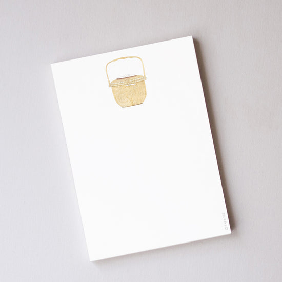 Nantucket Basket Notepad by Sara Fitz