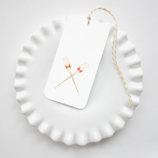 Oar Tags by Sara Fitz