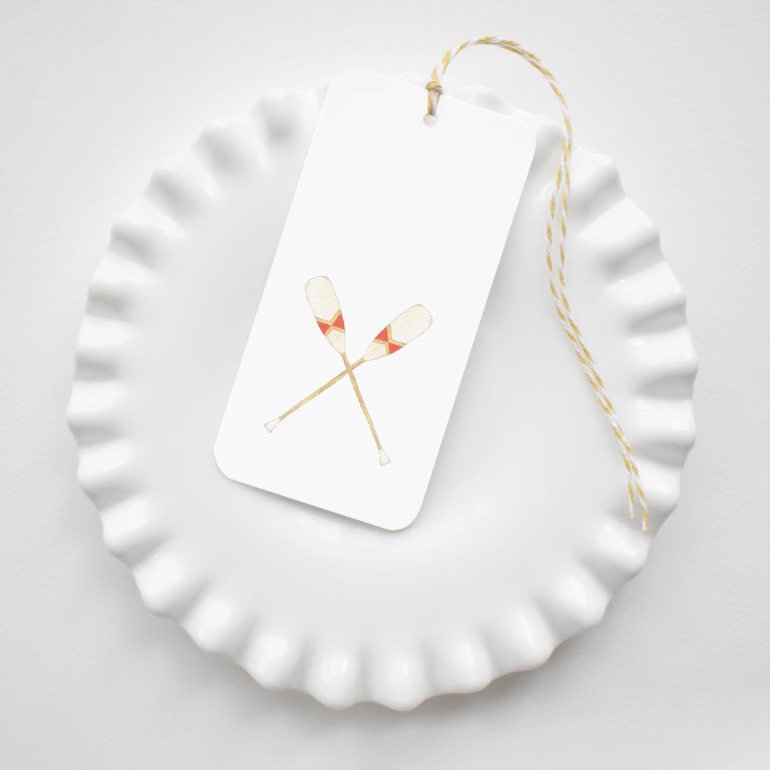 Oar Tags by Sara Fitz