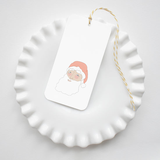 Jolly Santa Tags by Sara Fitz