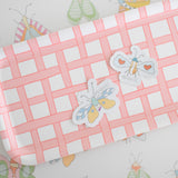 Small Woven Pink Tray by Sara Fitz