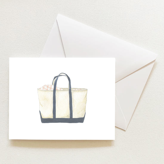 Canvas Tote Note Card
