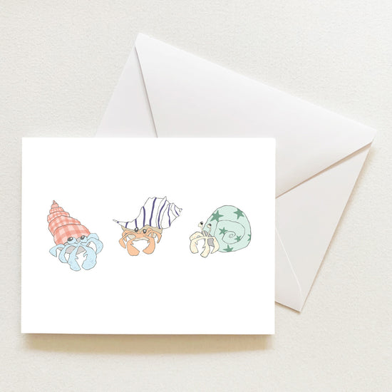 Hermit Crab Note Card