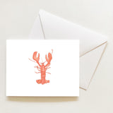 Lobster Note Card by Sara Fitz
