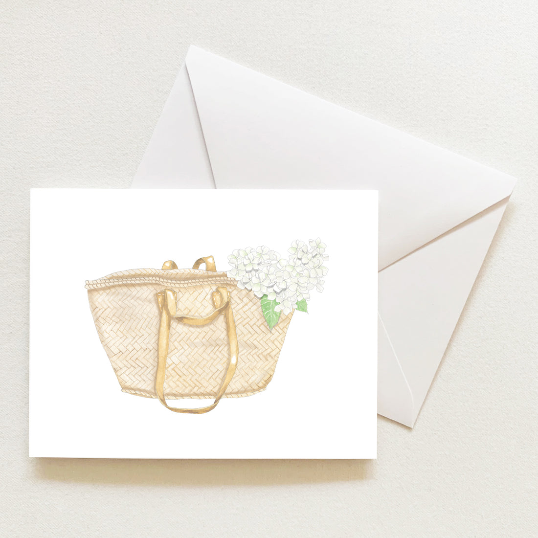 Market Basket Note Card by Sara Fitz