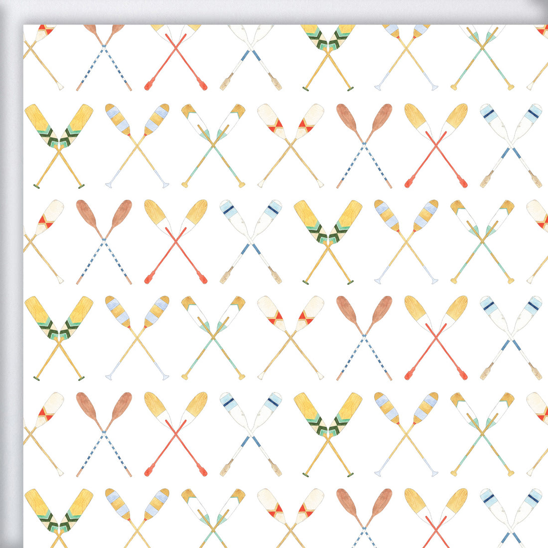 Oars Gift Wrap by Sara Fitz
