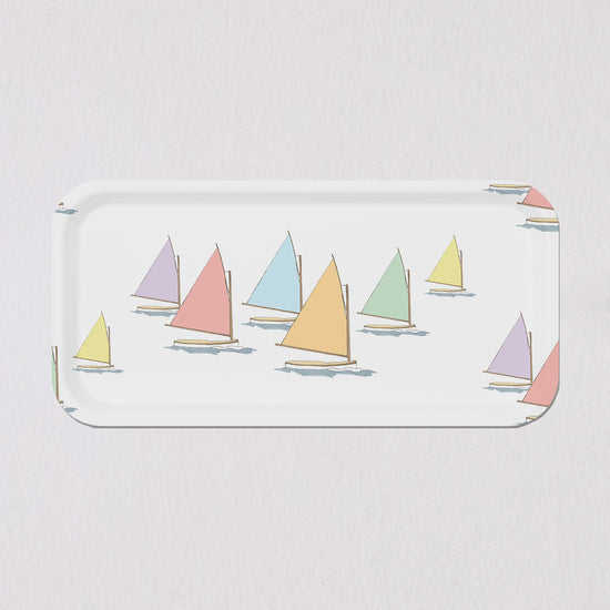 Small Rainbow Fleet Tray by Sara Fitz