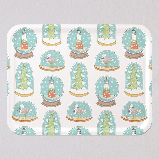 Large Snow Globe Tray by Sara Fitz