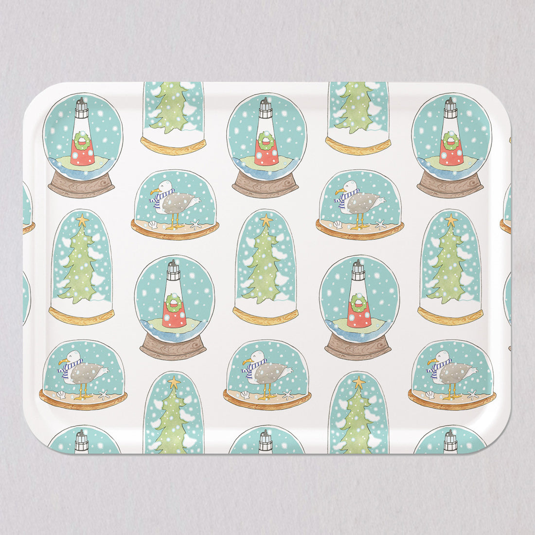 Large Snow Globe Tray by Sara Fitz