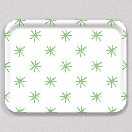 Large Star Green Tray by Sara Fitz