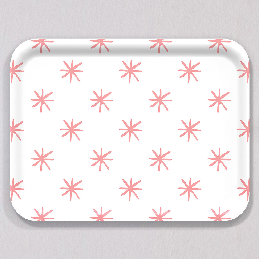 Large Star Pink Tray by Sara Fitz