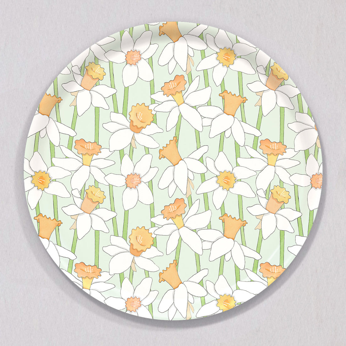 Large Daffodil Tray, Round