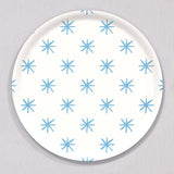 Large Star Blue Tray, Round