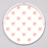 Large Star Pink Tray, Round by Sara Fitz