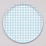 Large Woven Blue Tray, Round by Sara Fitz