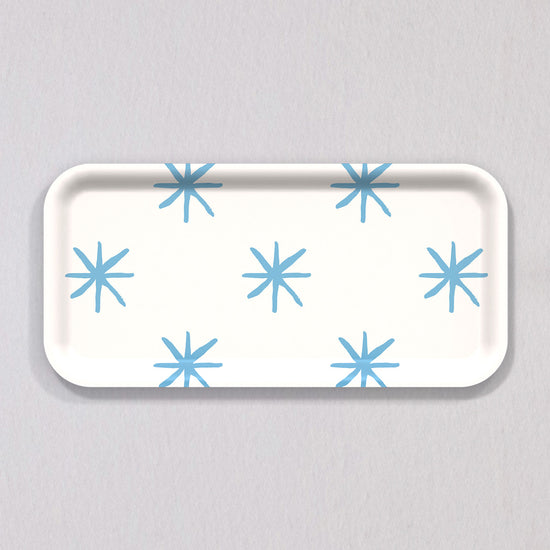 Small Star Blue Tray by Sara Fitz