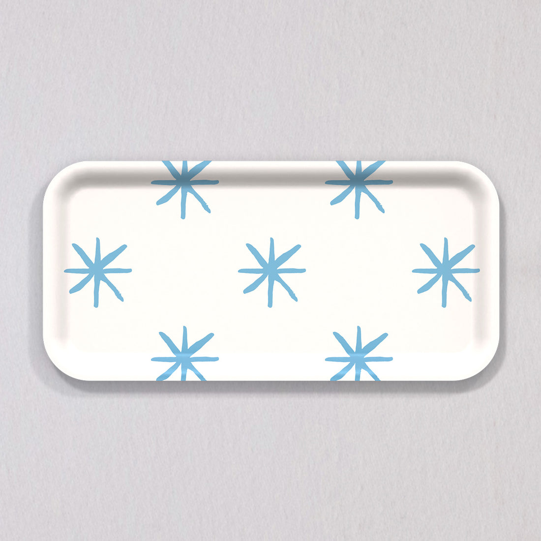 Small Star Blue Tray by Sara Fitz