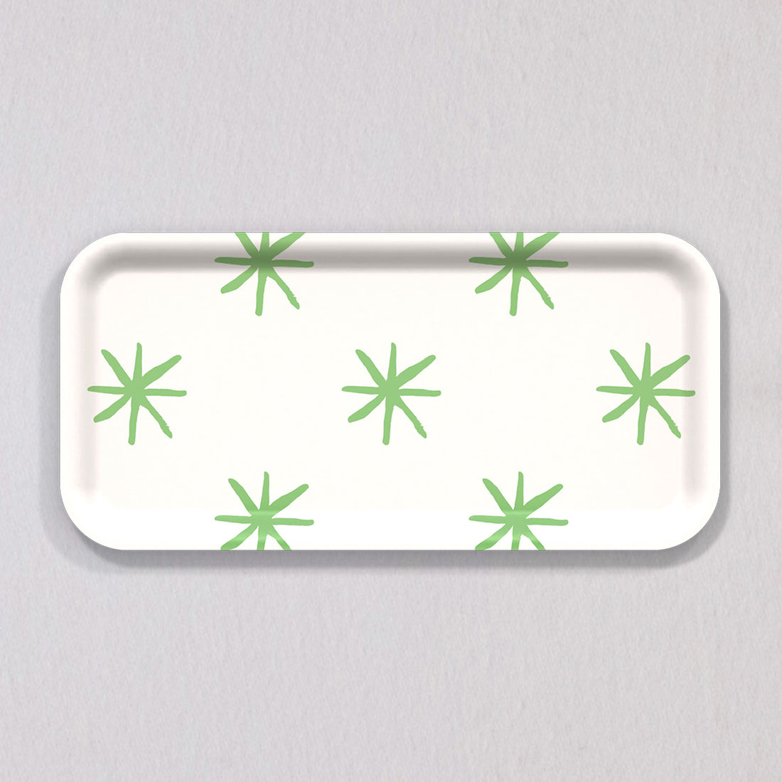 Small Star Green Tray by Sara Fitz