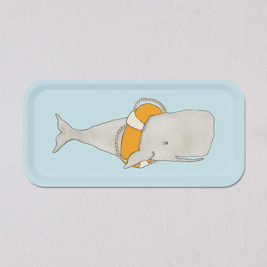 Small Whale Tray by Sara Fitz