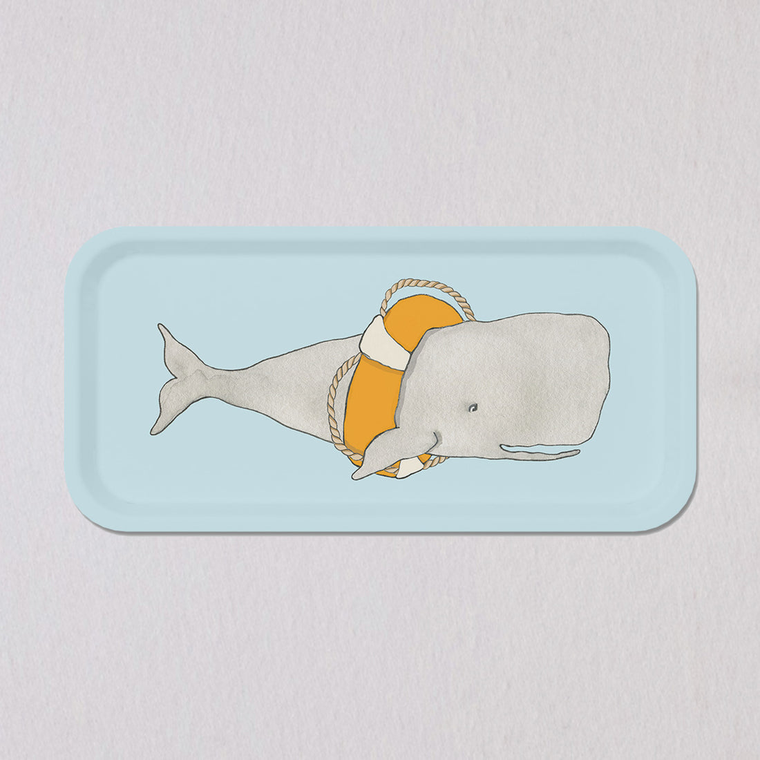 Small Whale Tray by Sara Fitz