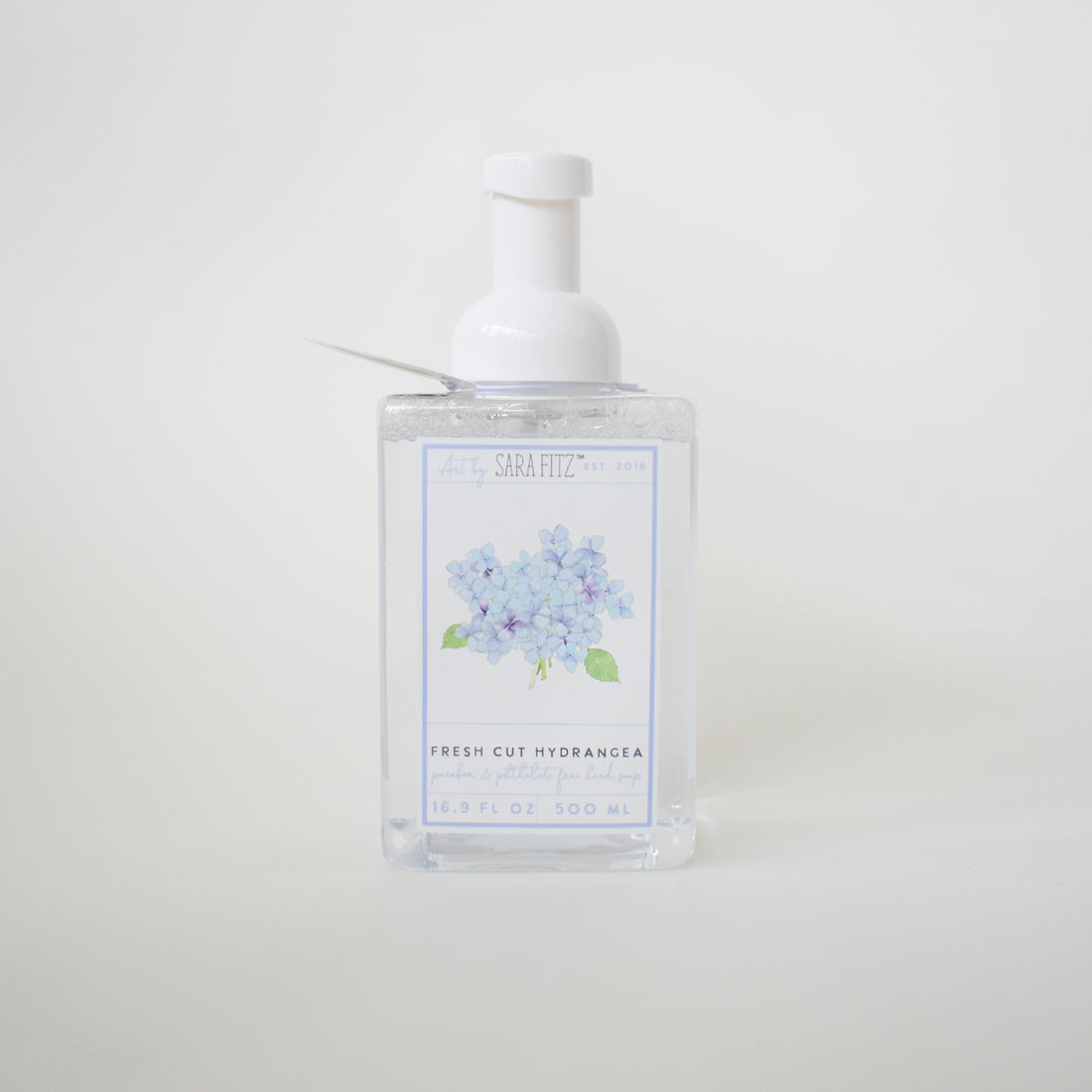 Hydrangea Foaming Soap by Sara Fitz