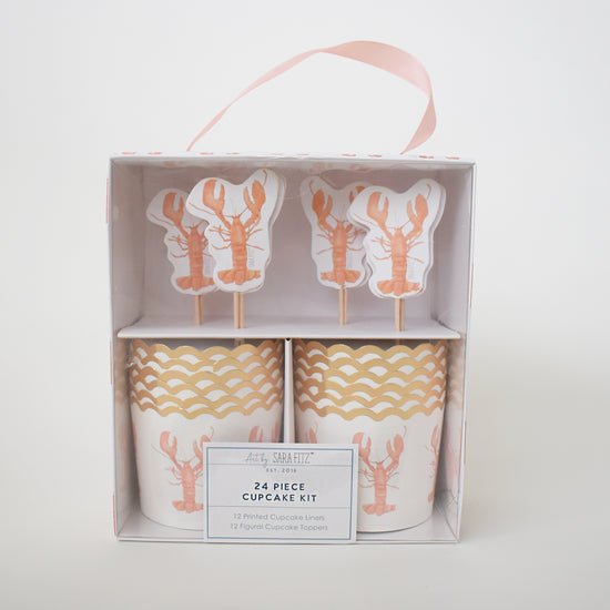 Lobster Cupcake Kit by Sara Fitz