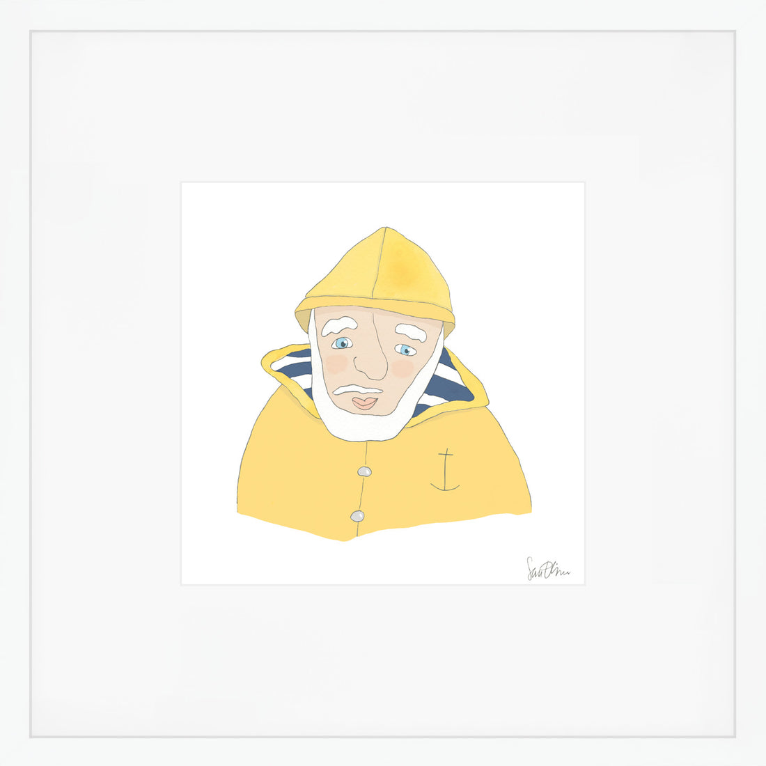 Skipper Slicker Art Print