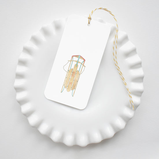 Sled Tags by Sara Fitz