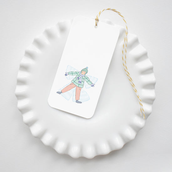 Snow Angel Tags by Sara Fitz