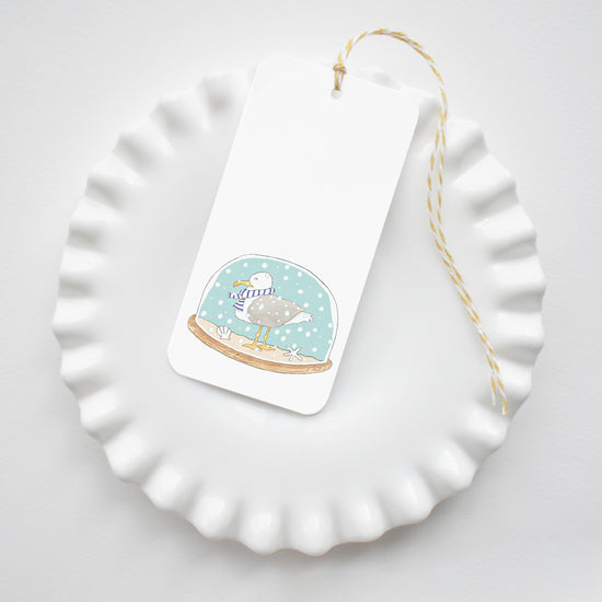Snow Globe Tags by Sara Fitz